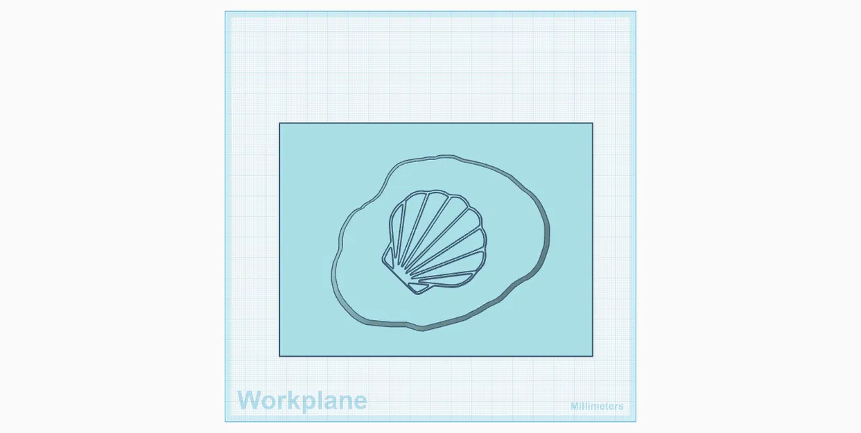 Khuôn Hóa Thạch Vỏ Sò (Shell Fossil Mold) - Image 1