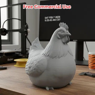 Mô Hình Nhân Vật Gà (Chicken Character Figure)