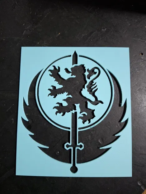 Stencil Brotherhood of Steel - Lyons' Pride (Fallout 3) - Image 1