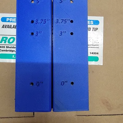 Mẫu căn lỗ tay nắm & bản lề tủ cho tấm panel