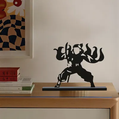 Rengoku 3D print Silhouette 83