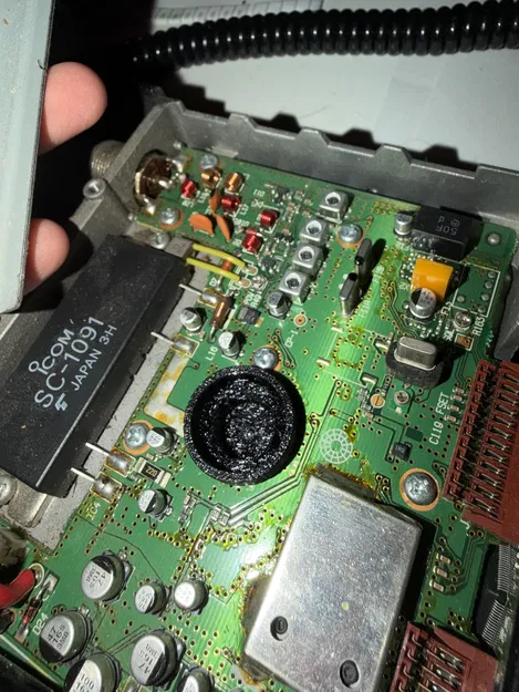 Ron loa Icom 2100H: bản gốc & bản mỏng cho loa dày hơn - Image 3