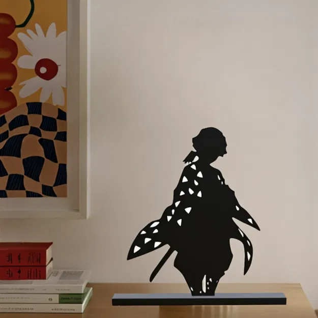 Zenitsu 3D print Silhouette 85 - Image 1