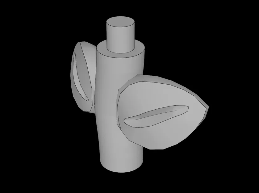 Lego Compatible (1747.dat) Thân cây 2L với 2 lá và ngàm gắn dạng bar - Image 1