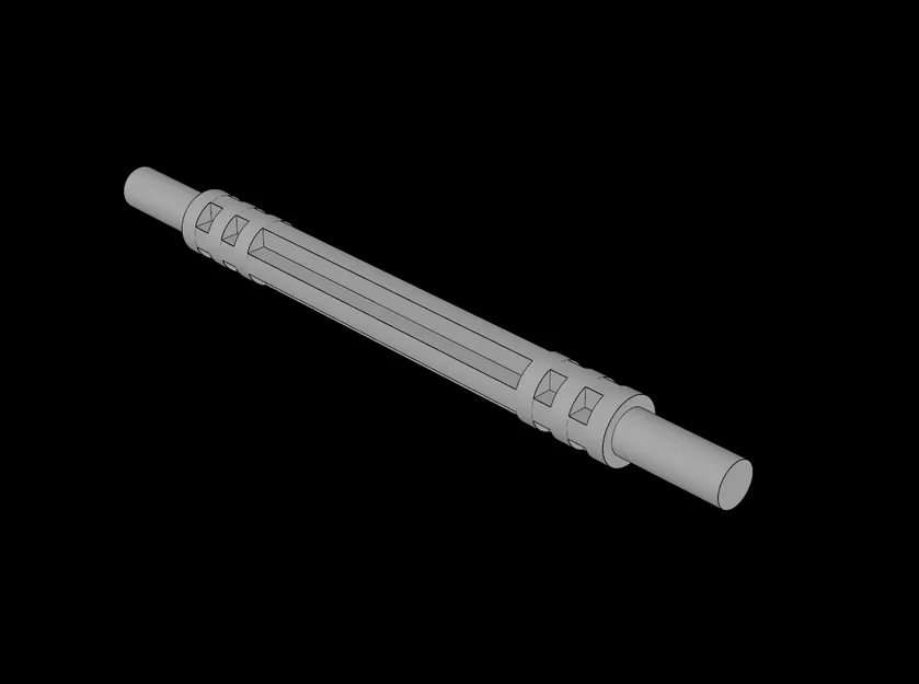 Lego Compatible (32580.dat) Technic Axle Flexible 7 - Image 1