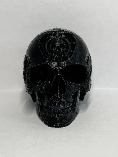 Steampunk Skull – Tượng sọ phong cách steampunk (3D) - Image 2