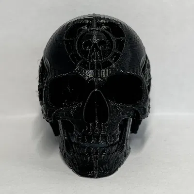 Steampunk Skull – Tượng sọ phong cách steampunk (3D)