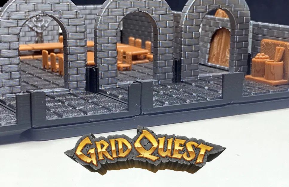 GridQuest THRONE ROOM SET (The Gridfinity Game) – Bộ Đại Sảnh Ngai Vàng - Image 3