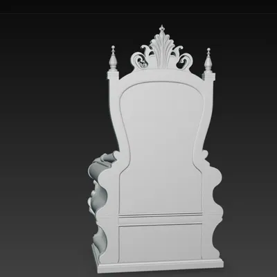 Nữ hoàng quyến rũ ngồi trên ngai vàng