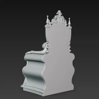 Nữ hoàng ngồi trên ngai vàng