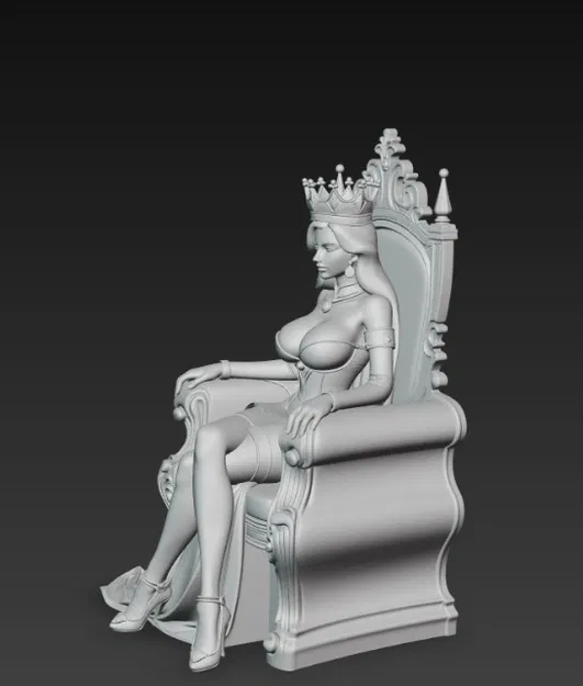 Nữ hoàng ngồi trên ngai vàng - Image 4