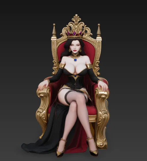 Nữ hoàng ngồi trên ngai vàng - Image 5