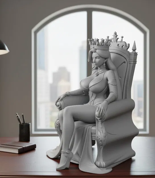 Nữ hoàng gợi cảm ngồi trên ngai vàng - Image 1