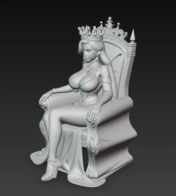 Nữ hoàng gợi cảm ngồi trên ngai vàng - Image 3