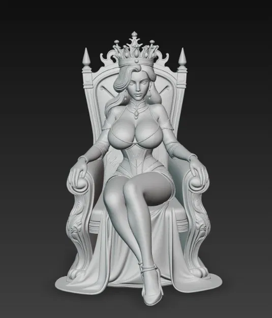 Nữ hoàng gợi cảm ngồi trên ngai vàng - Image 4