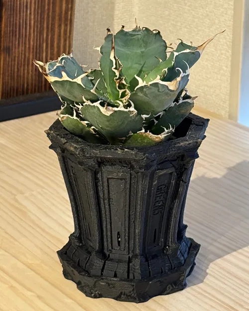 KOKUDŌ - Chậu KOKUDŌ Tàn Tích Gothic (Support Free) - Image 1