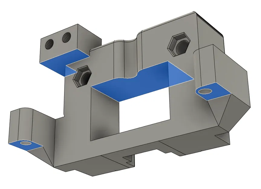 QIDI X-Max 3: Mount Beacon/Cartographer low profile tối ưu cho stock nozzle - Image 1
