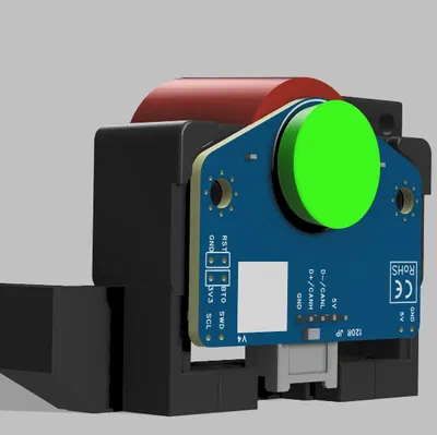 Ngàm gắn Beacon/Cartographer cho QIDI X-Max/Plus 3 (hỗ trợ Rev 4)