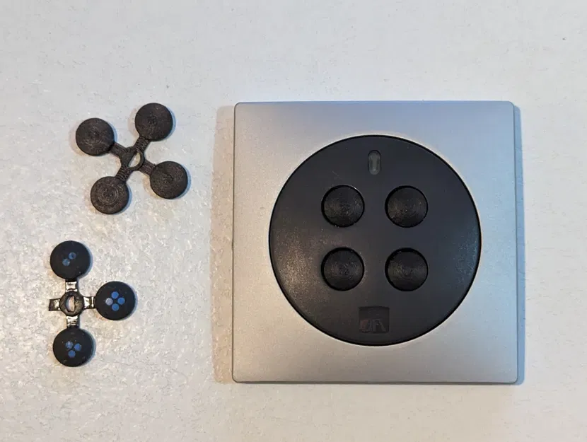 Nút bấm cho remote điều khiển gắn tường BTF - mẫu RB - Image 1