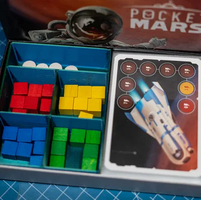 Khay Đựng (Insert) Cho Bộ Board Game Pocket Mars - Tạm Biệt Bịch Zip