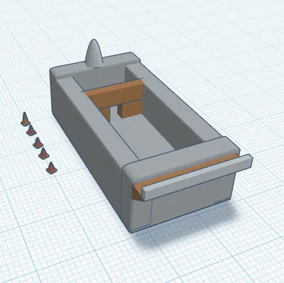 Bè nhỏ có người (Small Raft with people)