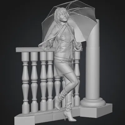 Khoảnh Khắc Với Chiếc Ô Đỏ (Red Umbrella Moment)