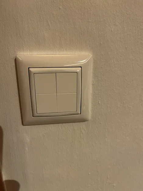 Adapter công tắc tường Shelly BLU cho Busch Jaeger Balance SI - Image 1