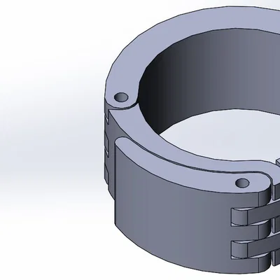 Cùm kẹp ống parametric có nhả nhanh, chỉnh được hoàn toàn trong SOLIDWORKS 2019