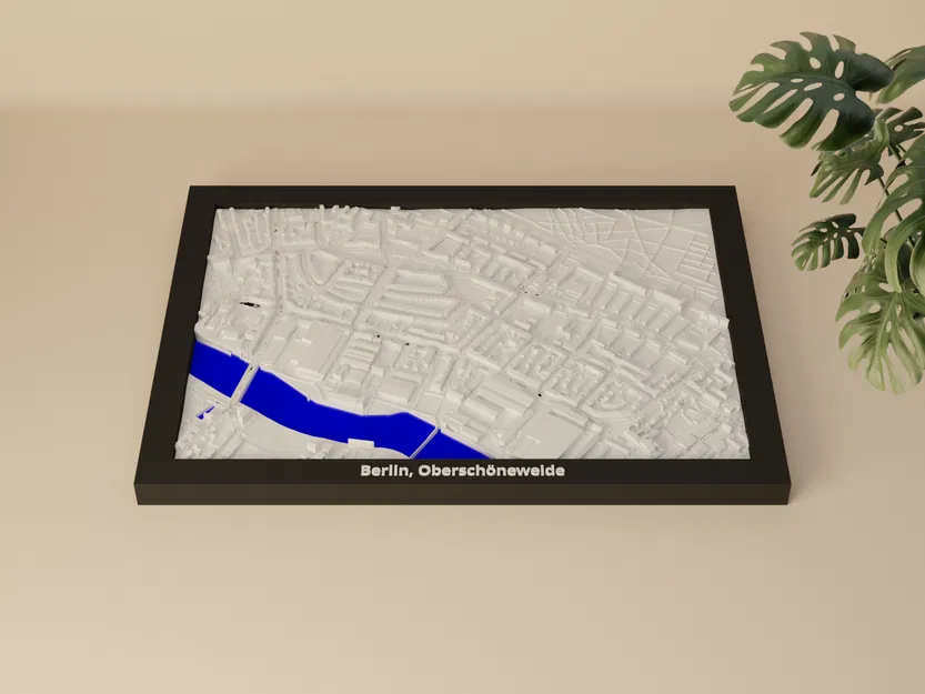 Berlin, Oberschöneweide (Đức) – Mô hình 3D Miniature - Image 1