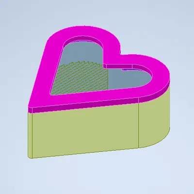 Hộp nhẫn Love (không dùng nam châm)