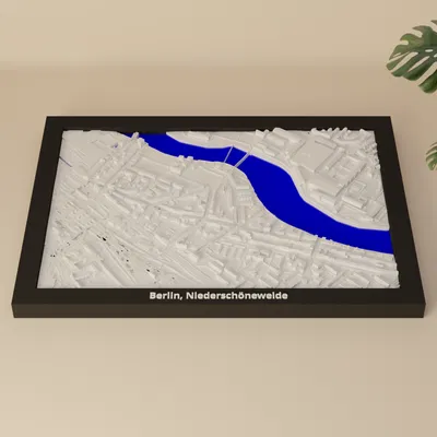 Berlin, Niederschöneweide, Đức - Mô hình thu nhỏ 3D