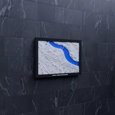 Berlin, Niederschöneweide, Đức - Mô hình thu nhỏ 3D