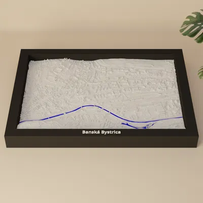 Banská Bystrica, Slovakia - 3D Miniature