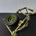 Tamiya RC 1/10 FAV/Wild One: Giá bánh dự phòng + Hộp mát ESC + Cản trước - Thumbnail 9