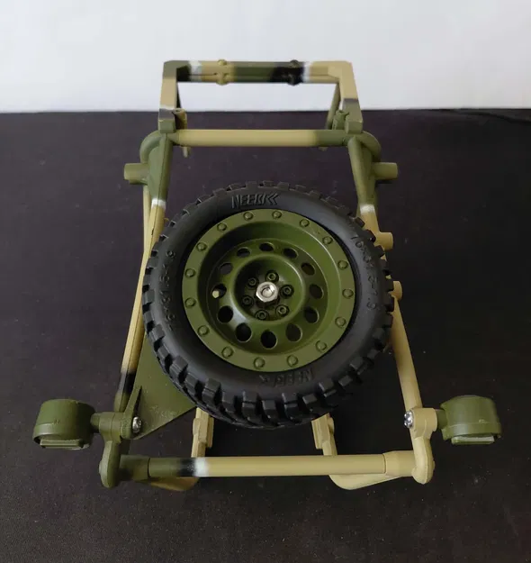 Tamiya RC 1/10 FAV/Wild One: Giá bánh dự phòng + Hộp mát ESC + Cản trước - Image 10