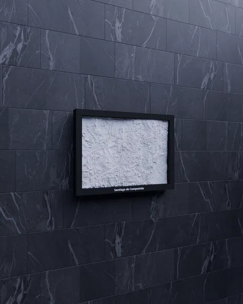 Santiago de Compostela, Spain - 3D Miniature (Mô hình địa hình thu nhỏ 3D) - Image 4