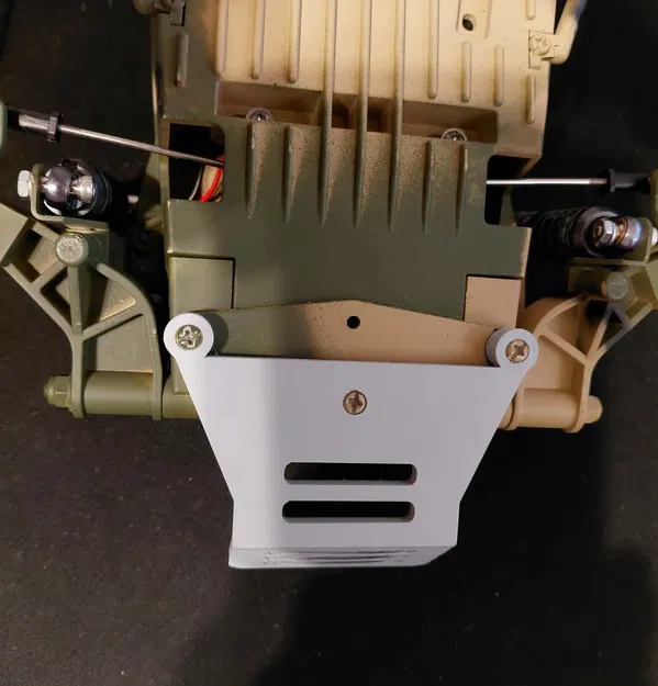 Tamiya RC 1/10 FAV/Wild One: Giá bánh dự phòng + Hộp mát ESC + Cản trước - Image 14