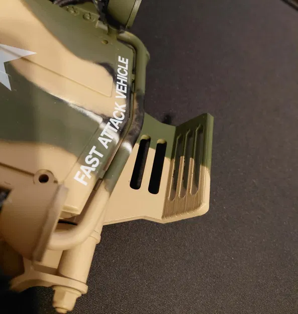 Tamiya RC 1/10 FAV/Wild One: Giá bánh dự phòng + Hộp mát ESC + Cản trước - Image 17