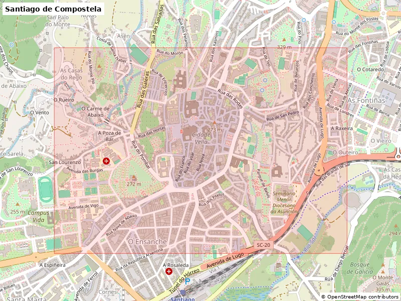Santiago de Compostela, Spain - 3D Miniature (Mô hình địa hình thu nhỏ 3D) - Image 8