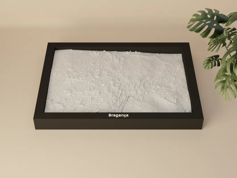 Bragança, Portugal - Mô hình thu nhỏ 3D - Image 1