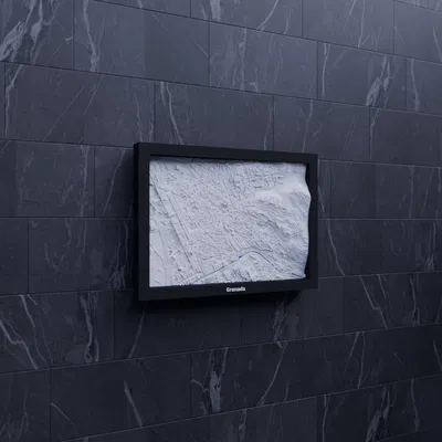 Granada, Tây Ban Nha - Bản thu nhỏ 3D địa hình