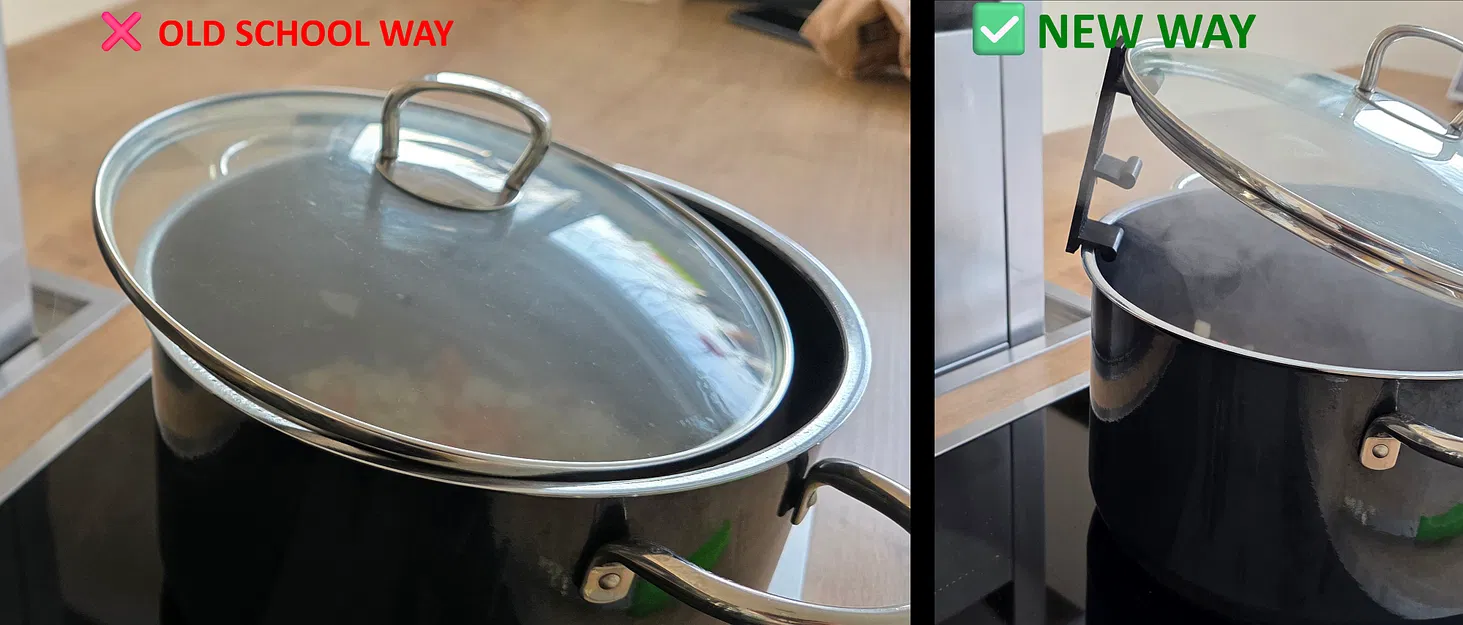 Miếng kê nắp nồi (Pot lid spacer / Topfdeckel-Abstandshalter) - Image 2