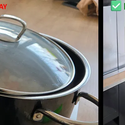 Miếng kê nắp nồi (Pot lid spacer / Topfdeckel-Abstandshalter)