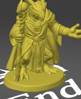 Dungeons and Dragons: Mini Dragonborn Warlock - Image 1