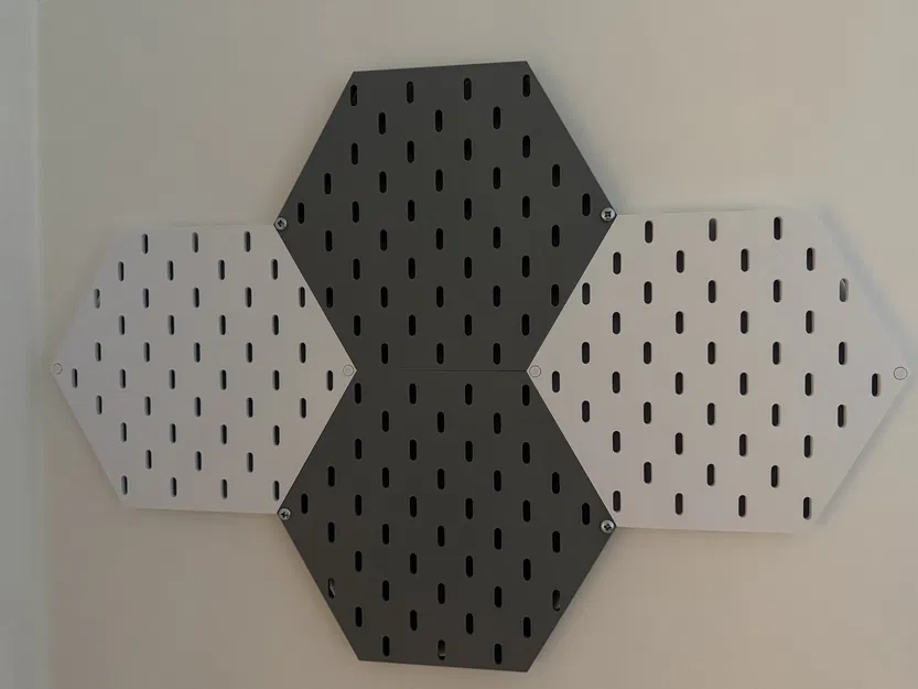 Tấm Skadis lục giác (hexagon) có hệ thống nối liên kết - Image 1