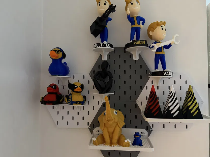 Tấm Skadis lục giác (hexagon) có hệ thống nối liên kết - Image 2