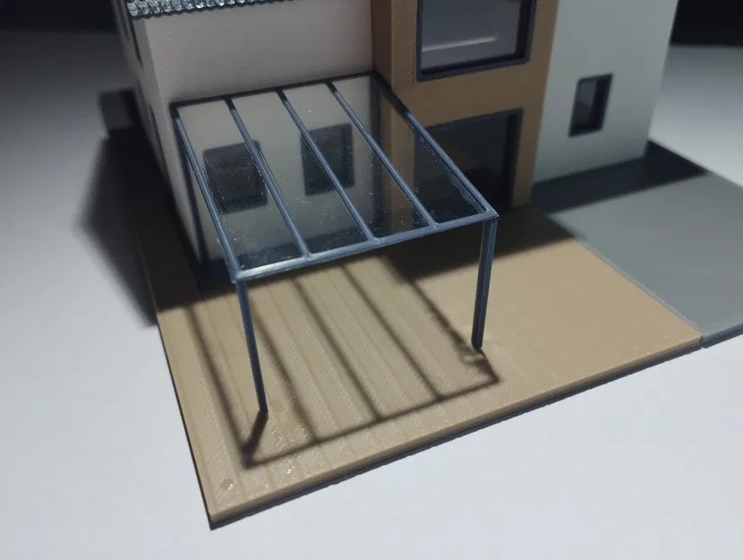 Nhà ở đơn lập hiện đại tỷ lệ H0/1:87 - Image 6