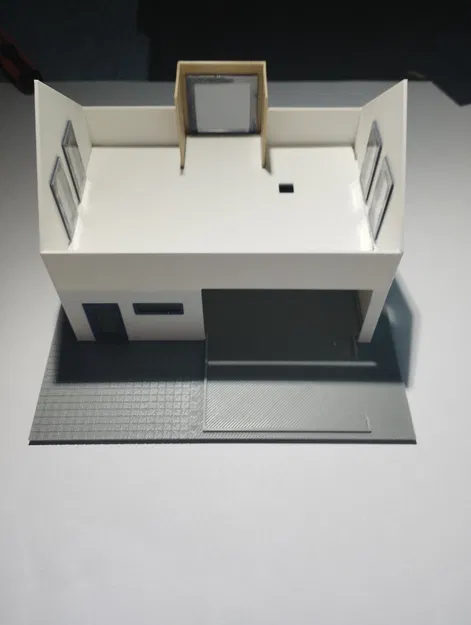 Nhà ở đơn lập hiện đại tỷ lệ H0/1:87 - Image 8