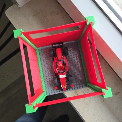 Bến đỗ xe đua không kèm xe (tương thích plate LEGO)