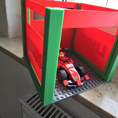 Bến đỗ xe đua không kèm xe (tương thích plate LEGO)